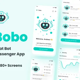 Bobo ChatBot Messenger App UI Kit